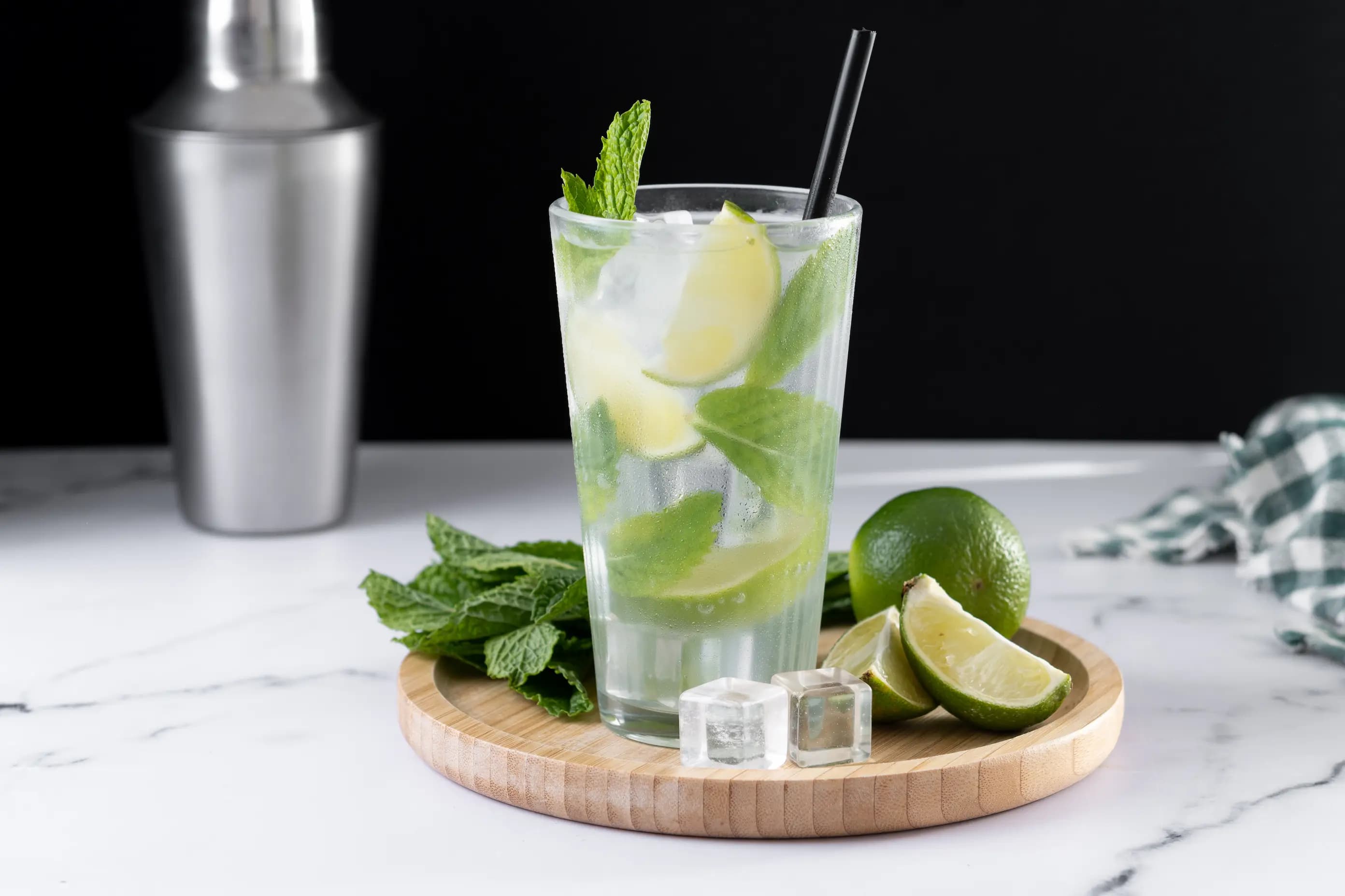 Mojito com hortelã