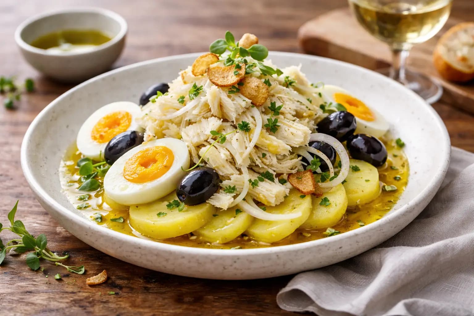 Salada de Bacalhau Simples