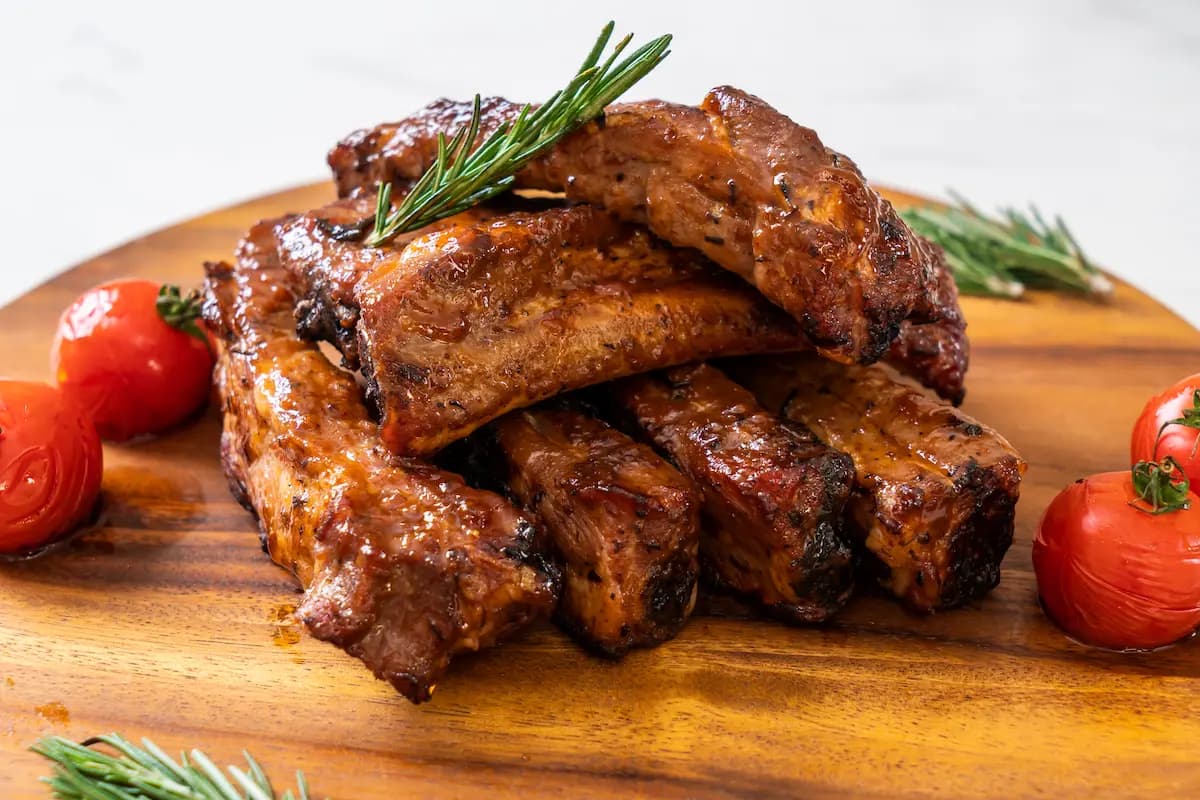 Costelinha de Porco na Air Fryer