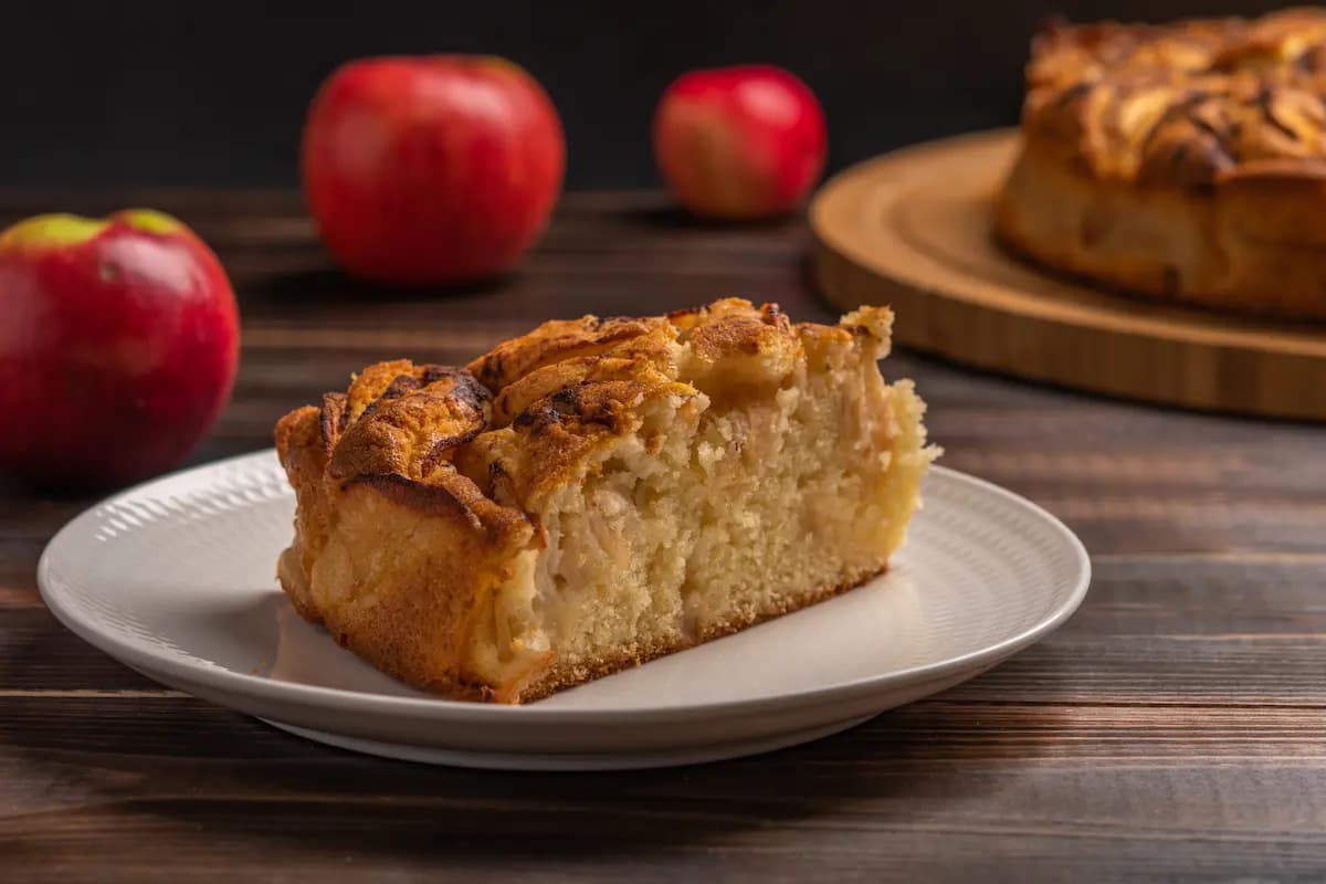 Bolo de Maçã com Canela