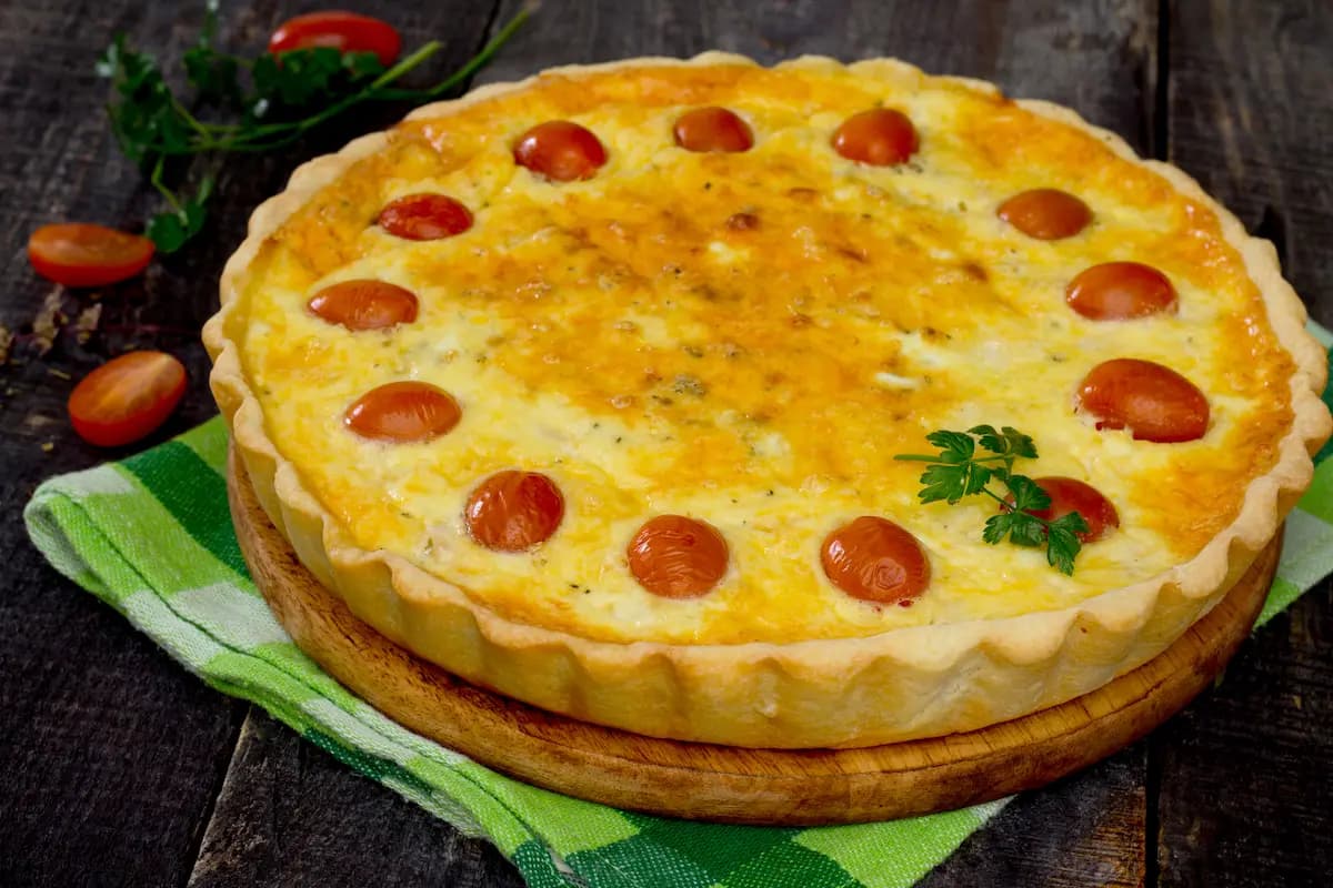 Torta de Palmito com Requeijão Cremosa